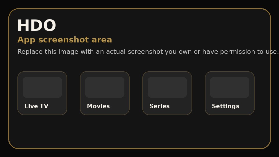 HDO screenshot placeholder