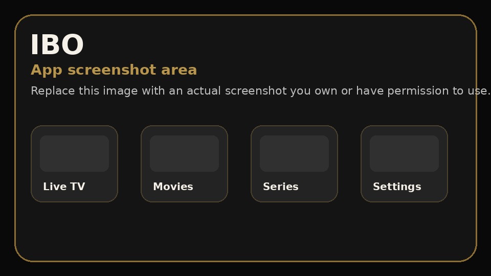 IBO screenshot placeholder