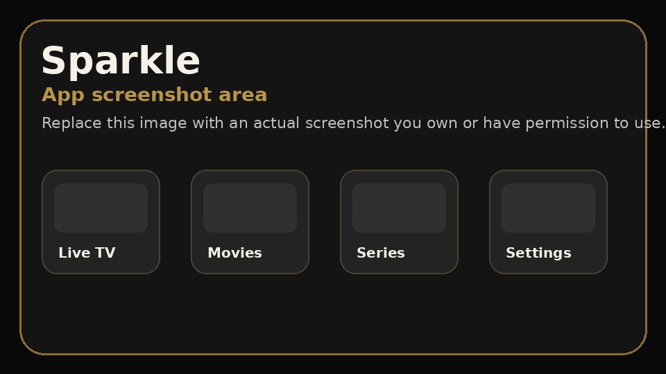Sparkle screenshot placeholder